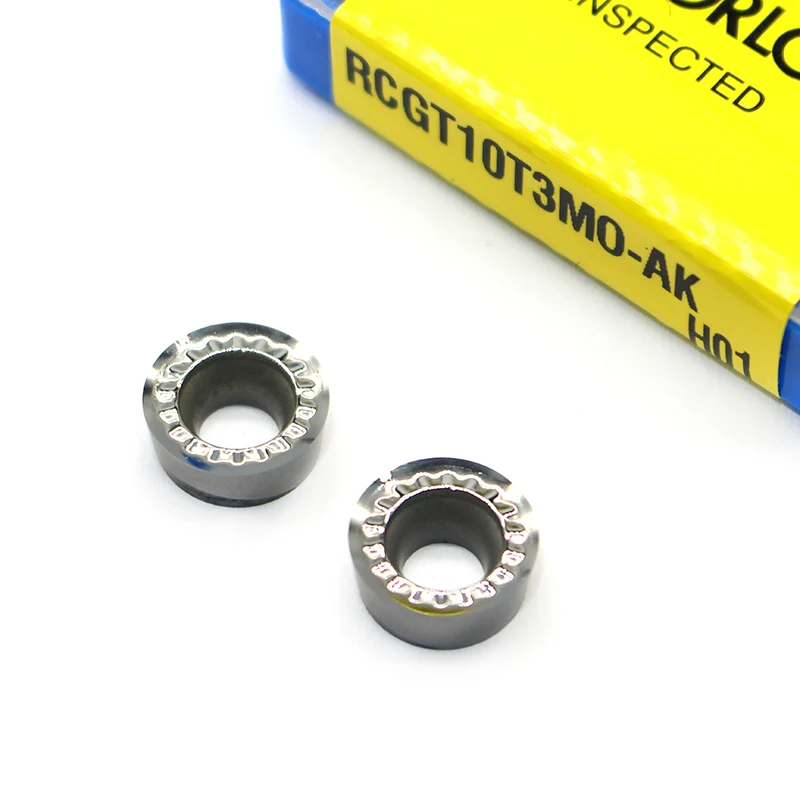 RCGT0803 RCGT10T3 RCGT1204 MO AK H01 Алюминиевый резак лезвие высокого качества вставка