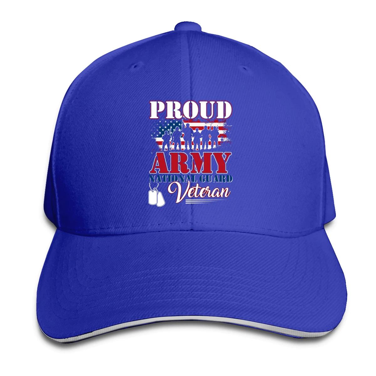 

Proud Army National Guard Veteran man woman's Fashionable breathable Trucker Hat
