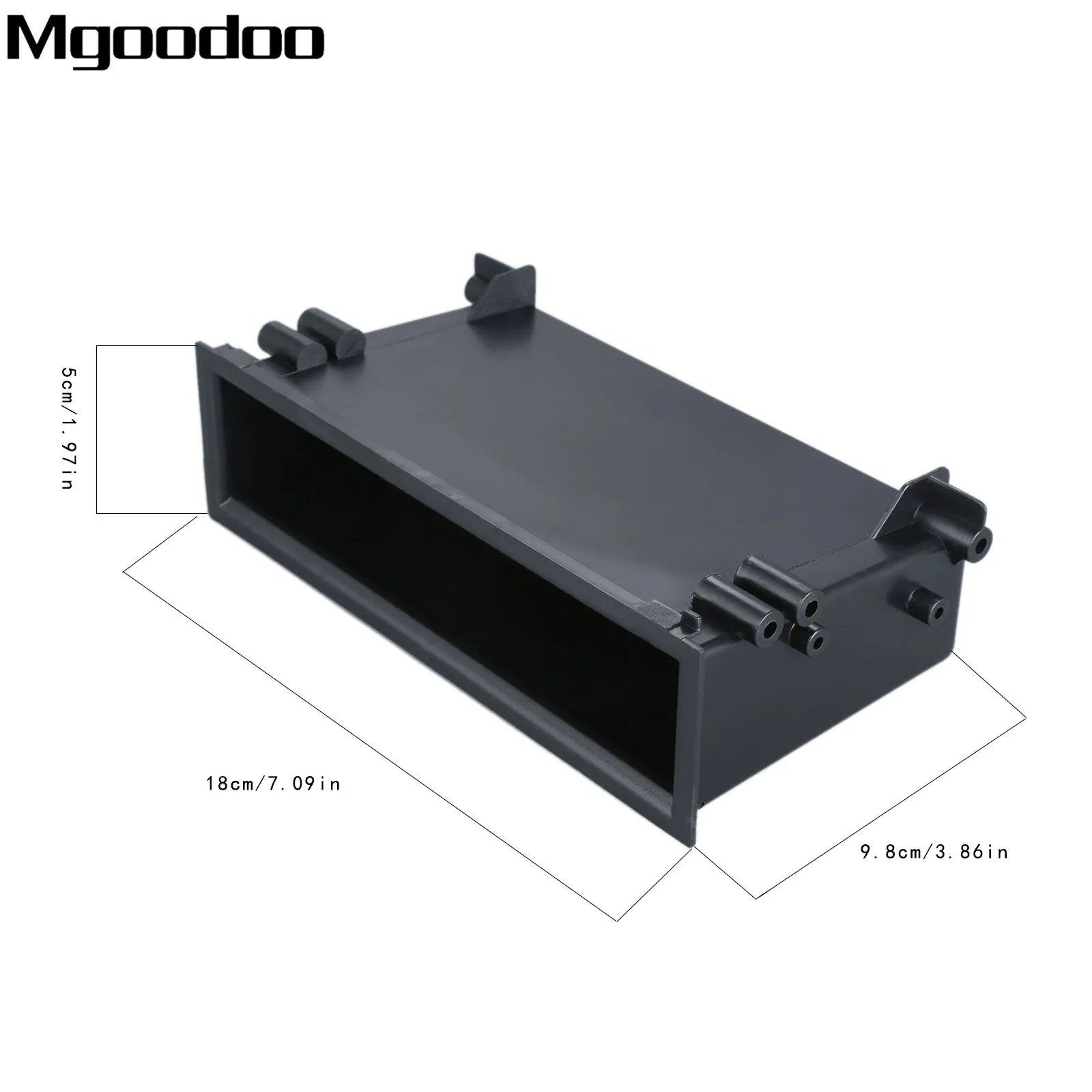 Mgoodoo 1Din Car Stereo Radio Refitiing Storage Pocket Box Spacer Mounting Trim Fascia Kit | Автомобили и мотоциклы