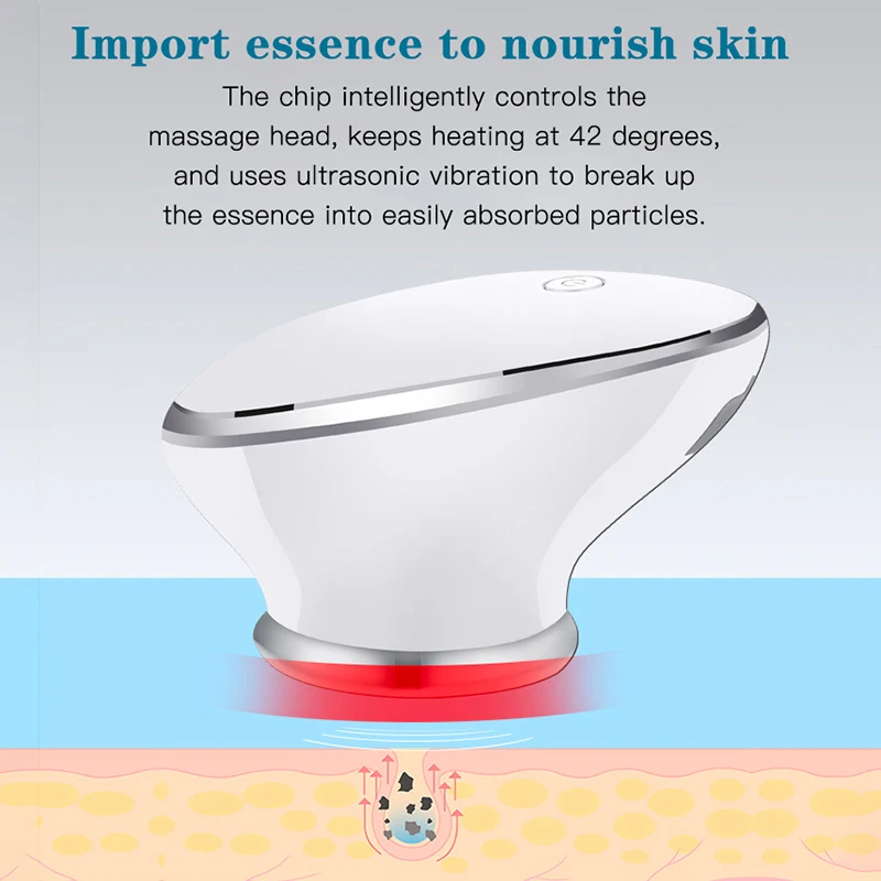 USB электрическая щетка для очищения лица силиконовый Ультразвуковой очиститель