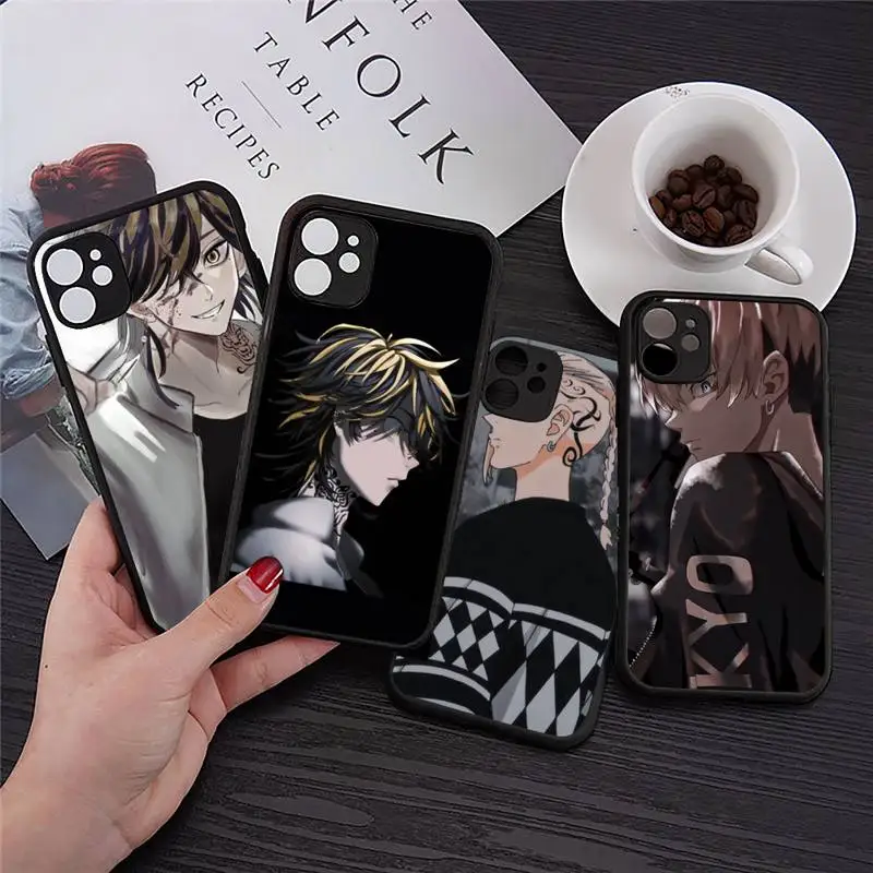 

tokyo revengers manjiro sano Phone Case Transparent Matte for iPhone 7 8 11 12 s mini pro X XS XR MAX Plus Clear mobile bag