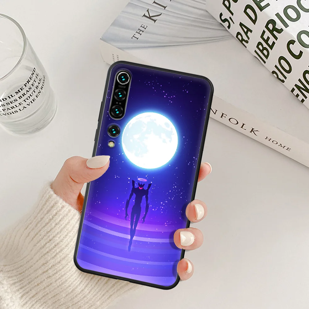 

Neon Genesis Evangelions Phone Case For Xiaomi Mi Note 10 A3 9 MAX 3 A2 8 9 Lite Pro Ultra black Bumper Fashion Waterproof Soft