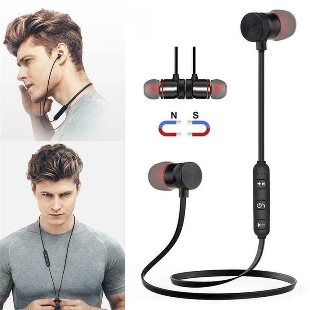 

Magnetic Headphones In-Ear Bluetooth-compatible Stereo Earphones Headsets Wireless Earbuds1