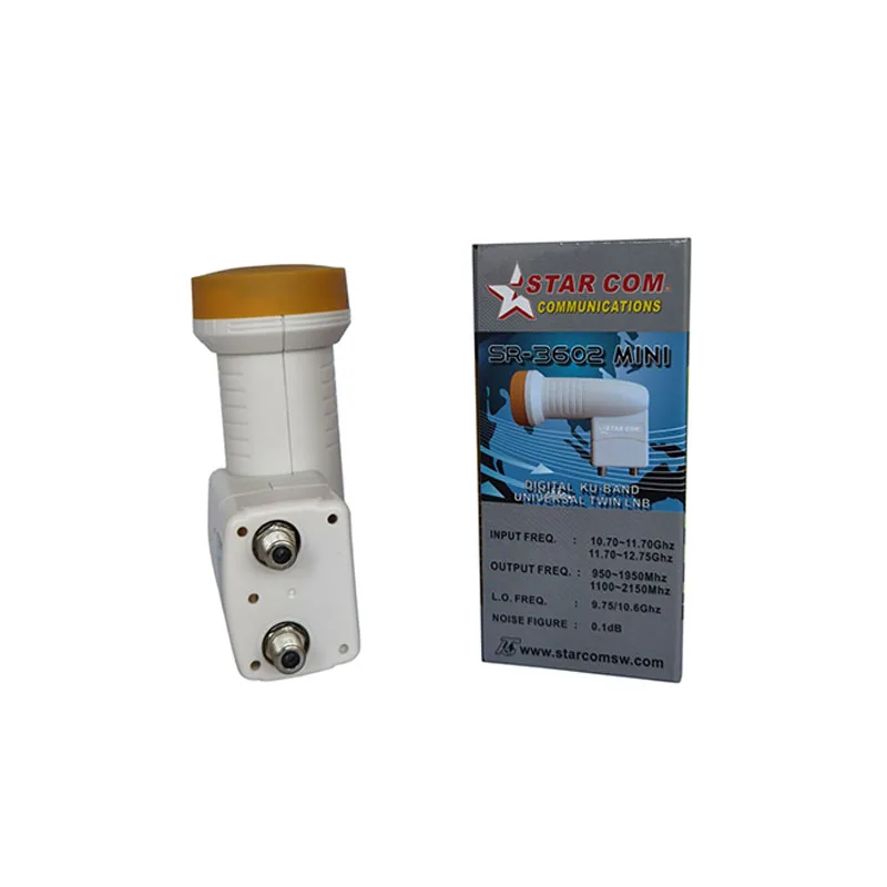KU band Dual Polarity Circular Twin Lnbf Universal Ku Band Lnb L.O частота 9 75 ГГц или 10 6 хорошее качество