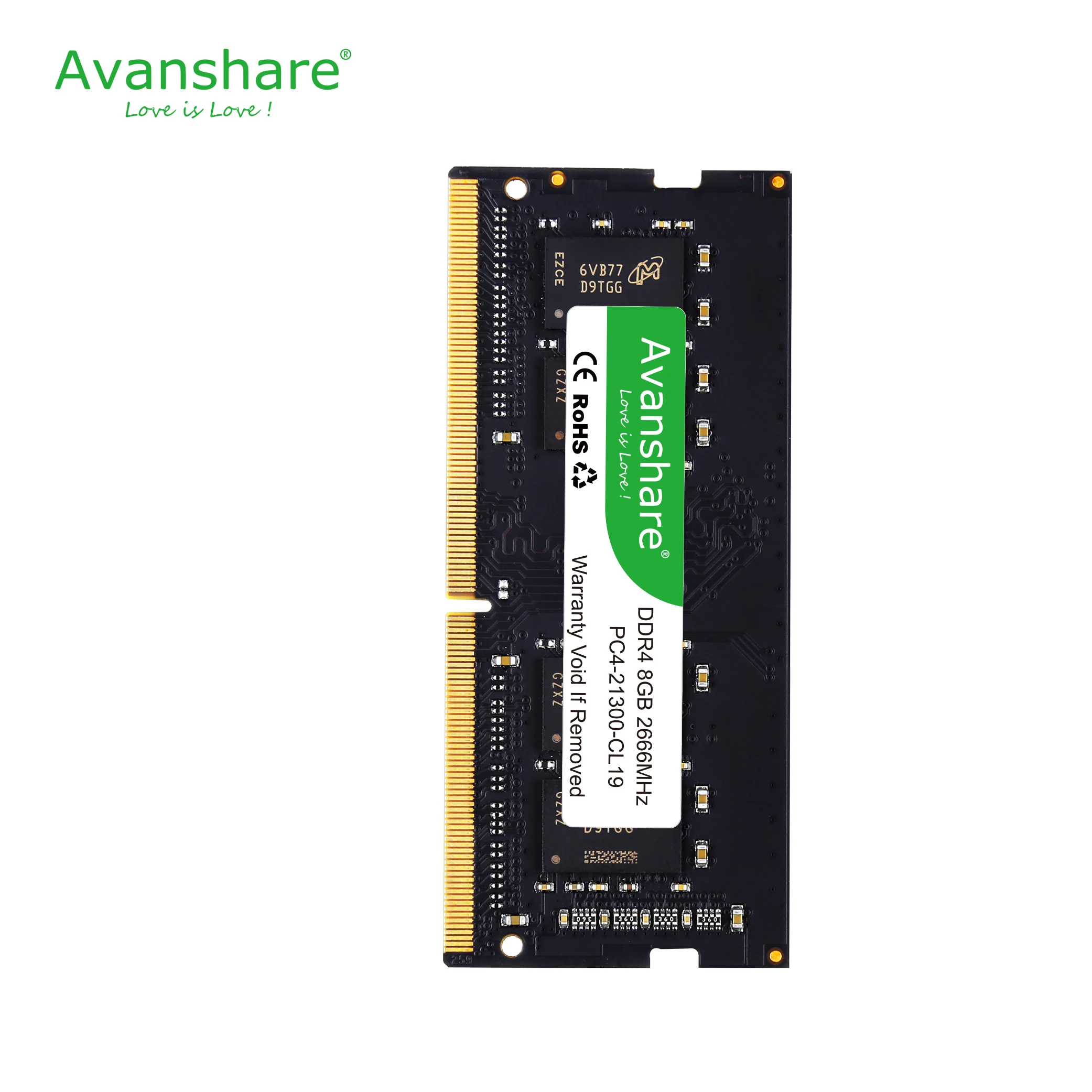 Оперативная память Avanshare memoria ddr4, 4 ГБ, 8 ГБ, 16 ГБ, 2666 МГц, 2400 МГц, оперативная память для ноутбука, оперативная Память DDR4, от Ali express