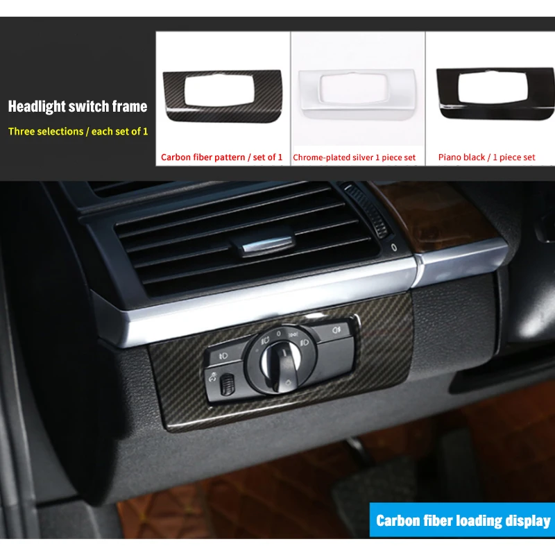 

Хромированная крышка переключателя фары для BMW X5 E70 X6 E71 E72 2008-2013, 1 шт.