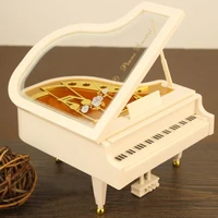 piano model music box classic rotating ballerina dancer music box home decoration birthday wedding gift