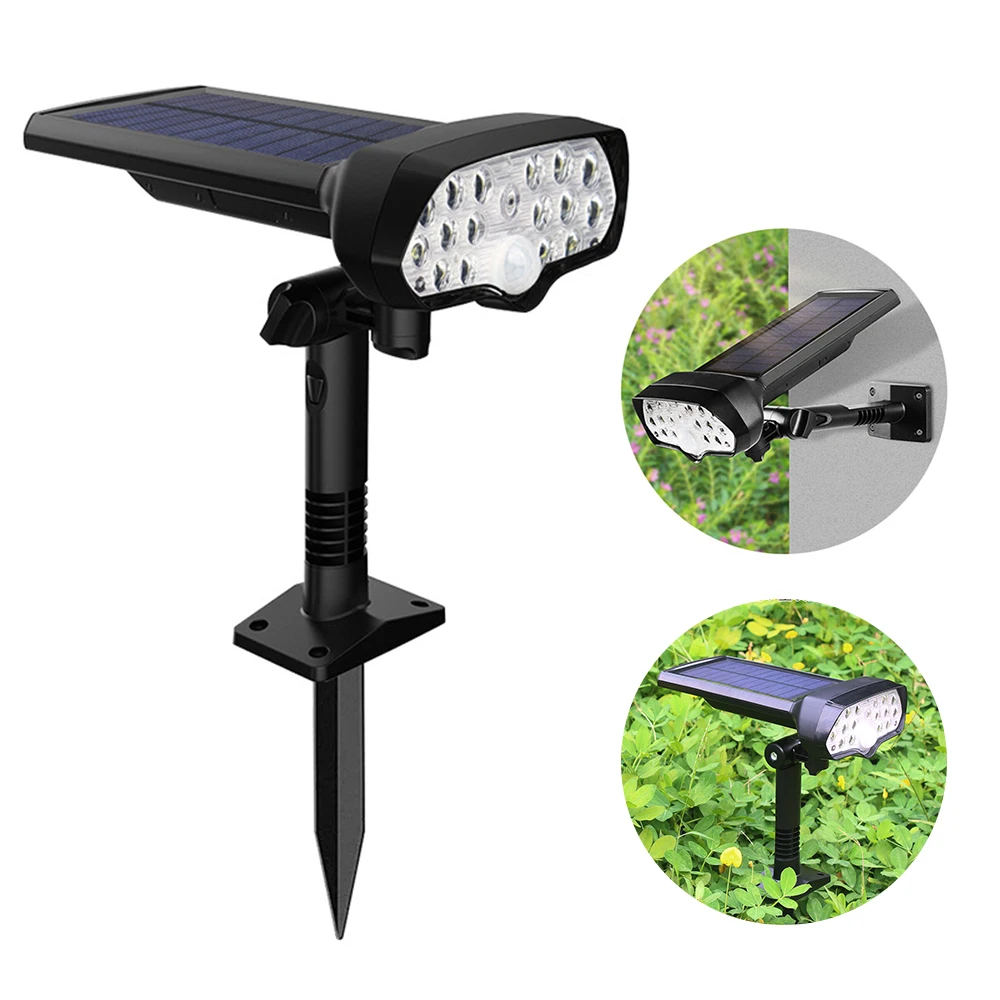 Открытый Кемпинг настенный фонарь беспроводной датчик движения солнечный