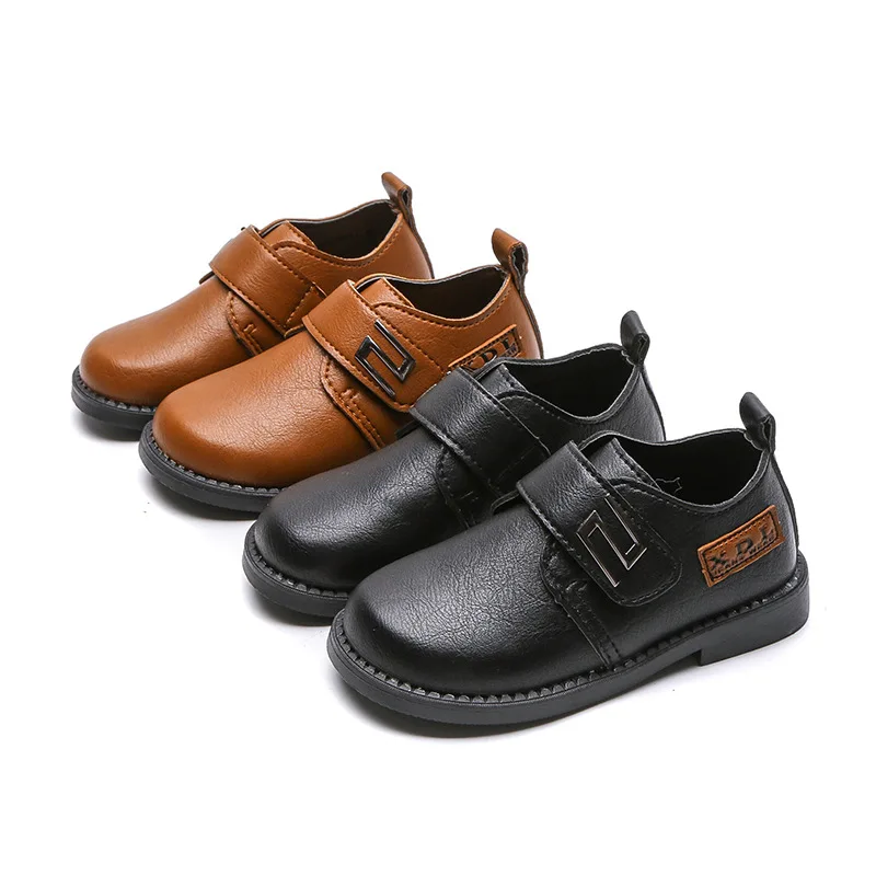 

Children Microfiber Leather Shoes Spring Autumn Boys Students Shoes British Style Fashion Low-top Kids Shoes Size 26 To Size 37