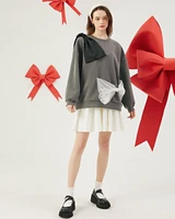 womens elegant butterfly embellished sweatshirt designer style top for ladies