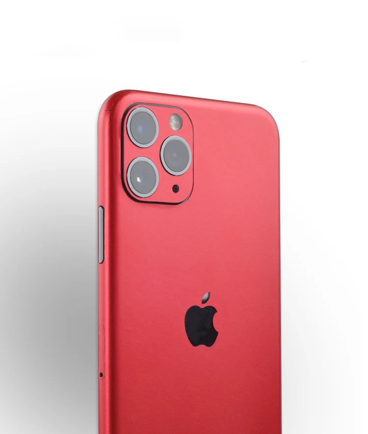 Красная фиолетовая Лазерная Зеленая задняя пленка для Apple IPhone 11 Pro Max 11 Pro алюминиевая матовая против царапин ультратонкая конструкция