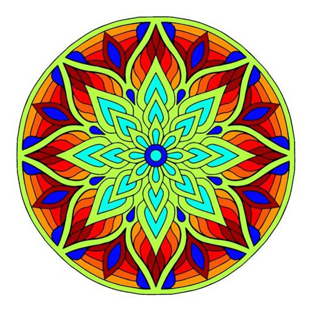 Набор для алмазной вышивки стразы картина с мандалой мозаика из страз полная