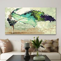 gatyztory 60x120cm frame diy painting by numbers dancer modern home wall art canvas painting large size living room home decor
