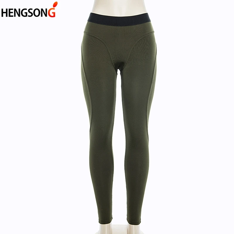 

2021 Spring Autumn Long Pants Leggings For Women Fashion High Waist Package Hip Slim Bodycon Leggings Female Leggins