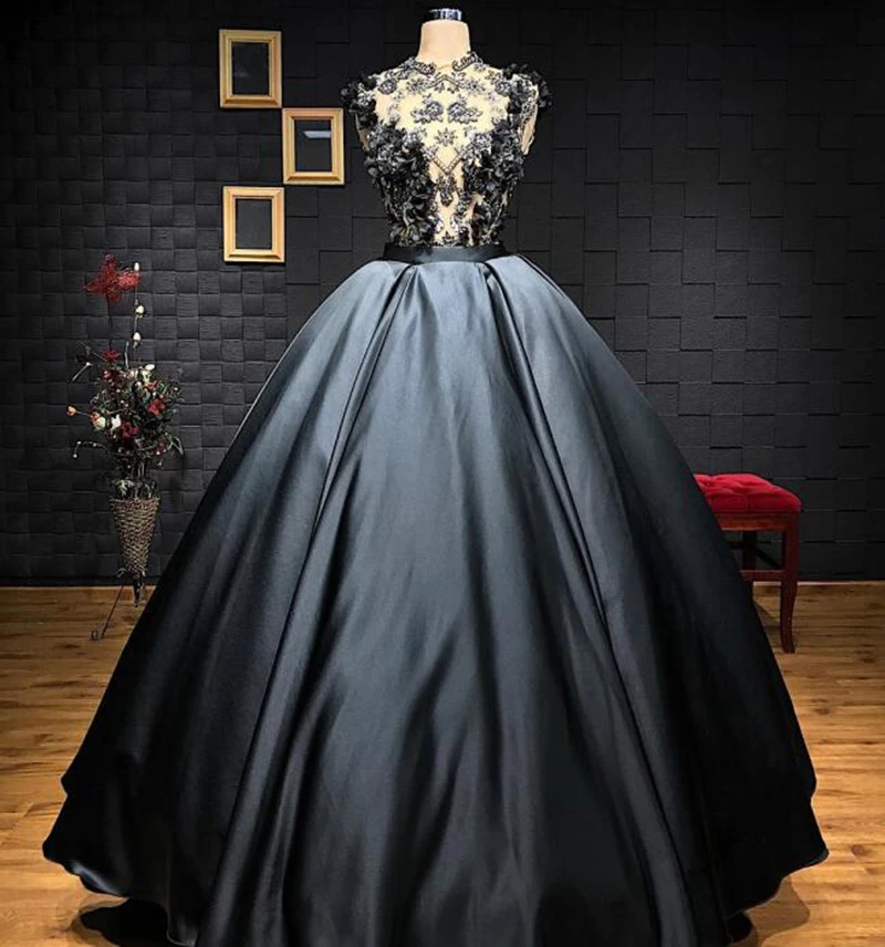 Длинные женские вечерние платья в арабском стиле 2021 Пышное Бальное Платье