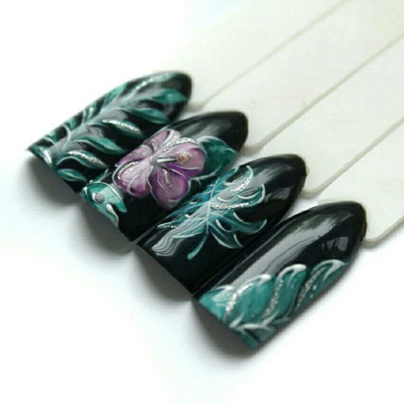 Оптовая продажа 45 шт поддельные ногти Советы Дизайн натуральные гель дисплей