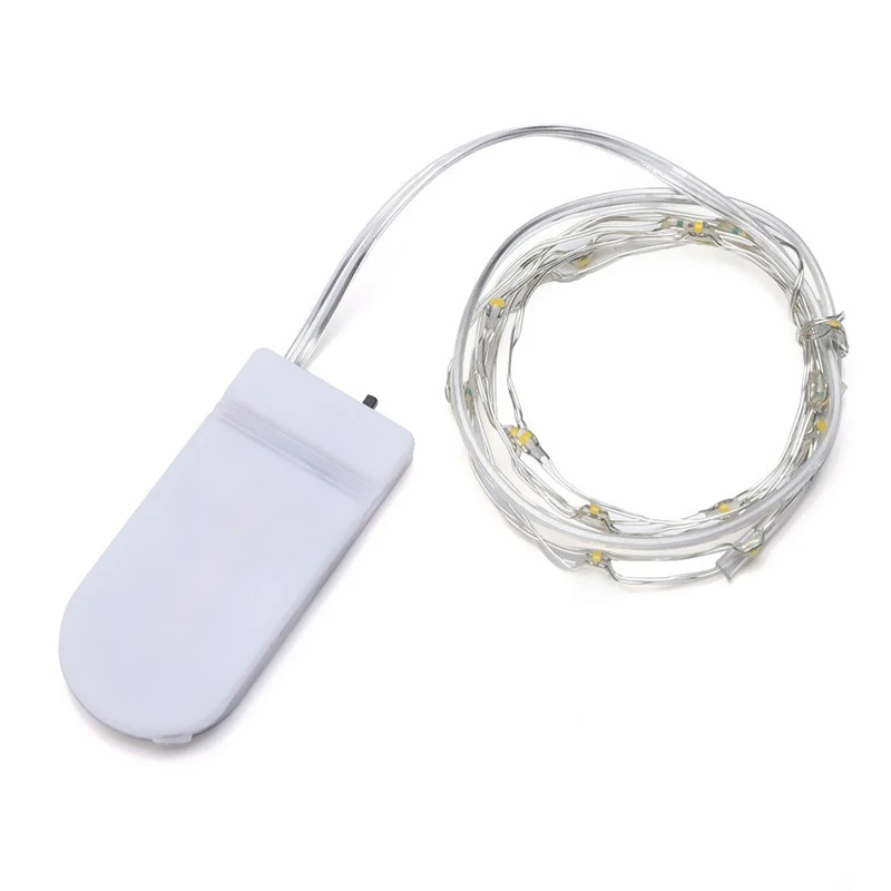 2M 20 LED Battery Operated Copper Wire String Lights for Xmas Garland Party Wedding Decoration Christmas Fairy | Освещение