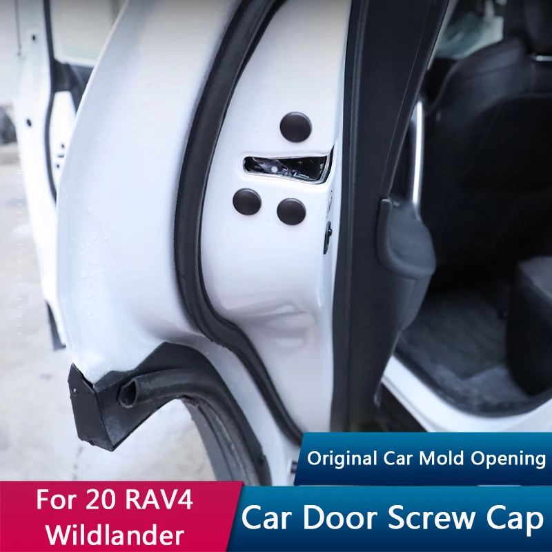 

Наклейка на дверь автомобиля TAJIAN, Черная задняя крышка с отделкой от ржавчины, 12 шт., бесплатная доставка для Toyota RAV4 2020-2022