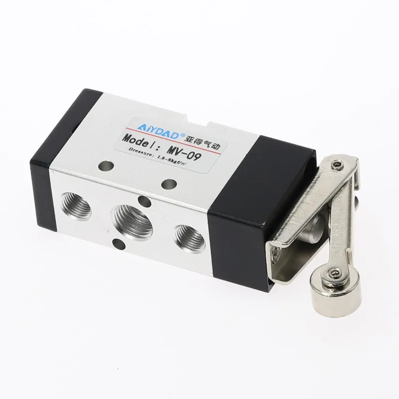 

Рычаг механический роликовый MV-09 MV522R, 2 положения, 5 позиций, выпускной клапан 1/4 дюйма, выпуск 1/8 дюйма