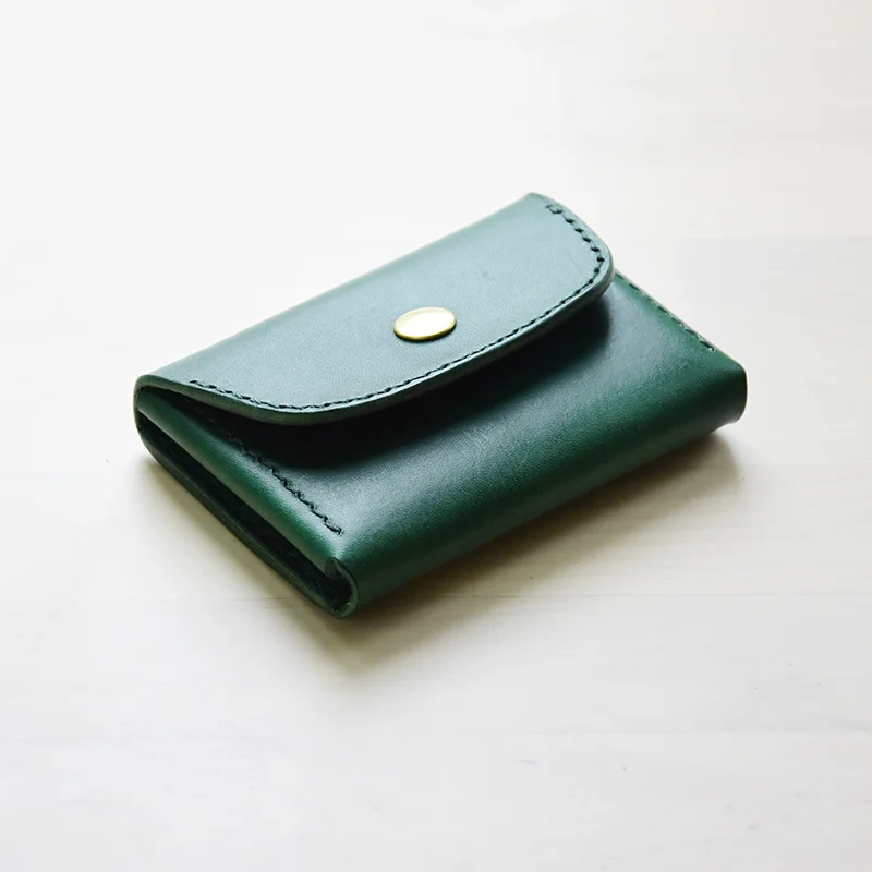 

Custom Original Handmade Leather Italian Multi-Grease Vegetable Tanned Leather Business Card Holder Card Holder Card Case