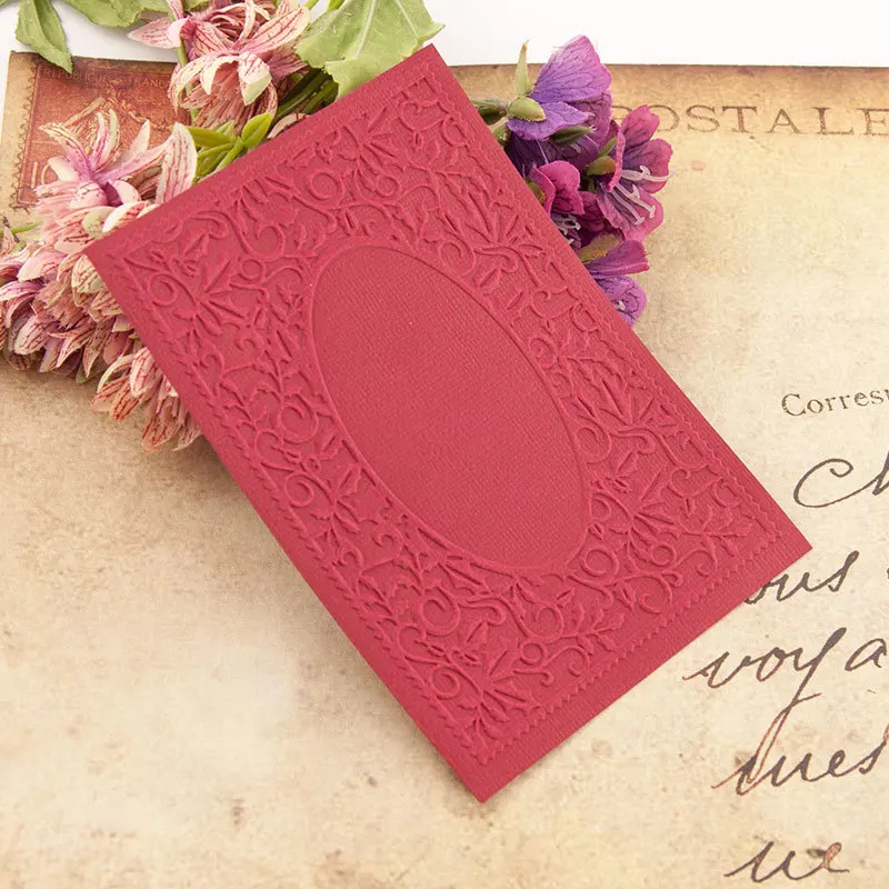 

HOT plastic Door frame craft card making paper card album wedding decoration clip Embossing folders