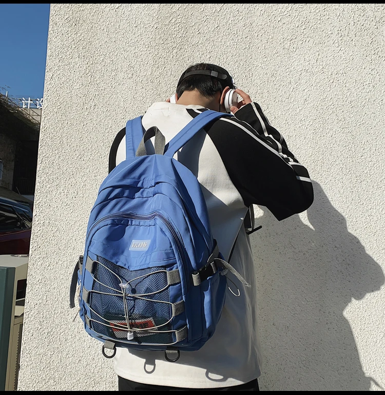 

PB4126 High school and college students retro Japanese Harajuku tide brand backpack female casual rucksack