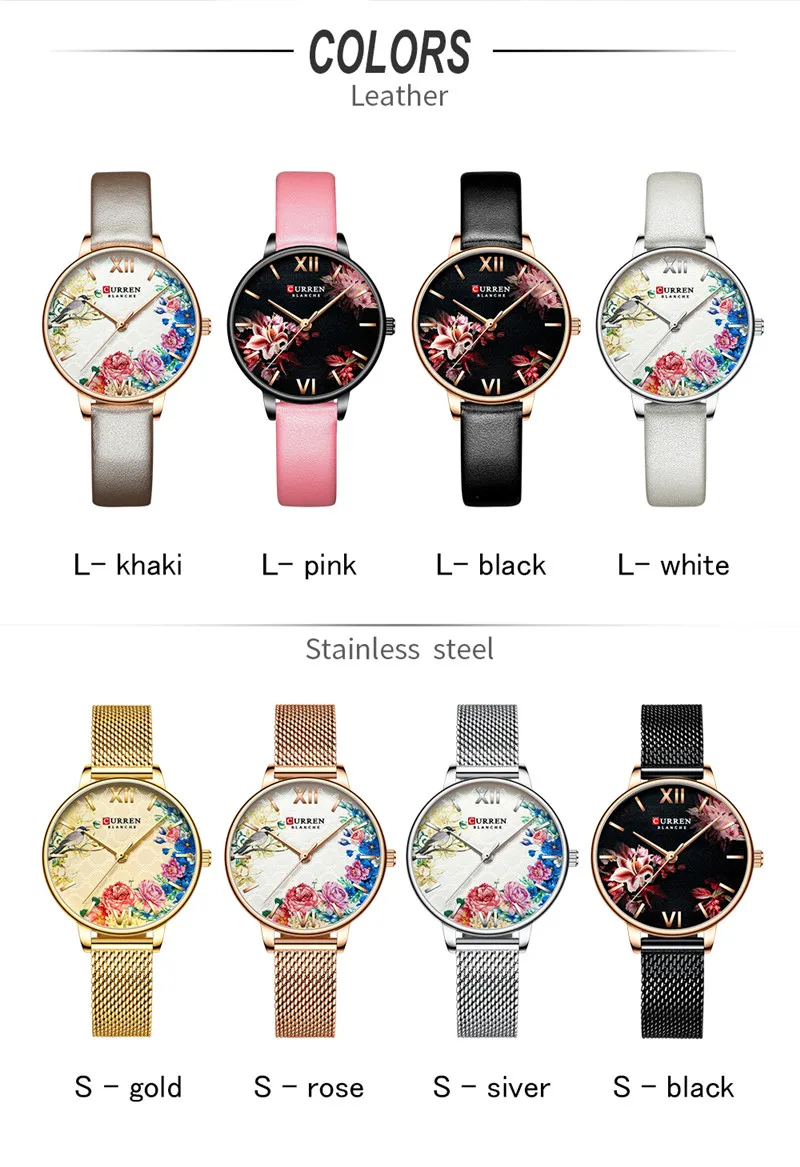CURREN женские часы Топ бренд класса люкс золотые водонепроницаемые сетка браслет