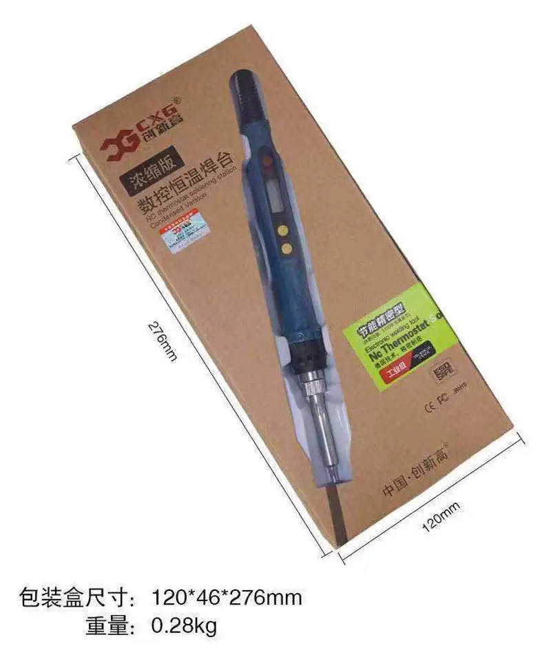 Новинка CXG 110 В/220 В ЕС/США D60W/D90W с функцией сна паяльник ЖК цифровой новой
