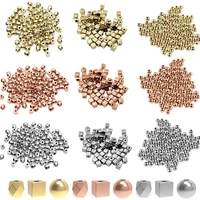 34681012 mm ccb spacer beads gold silver color big large hole beads for diy jewelry making bracelet necklace 30 500pcs