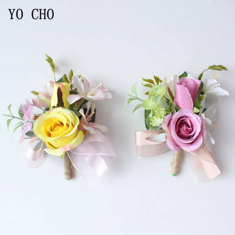 Оптовая продажа дешевые искусственные цветы украшение для подружек невесты