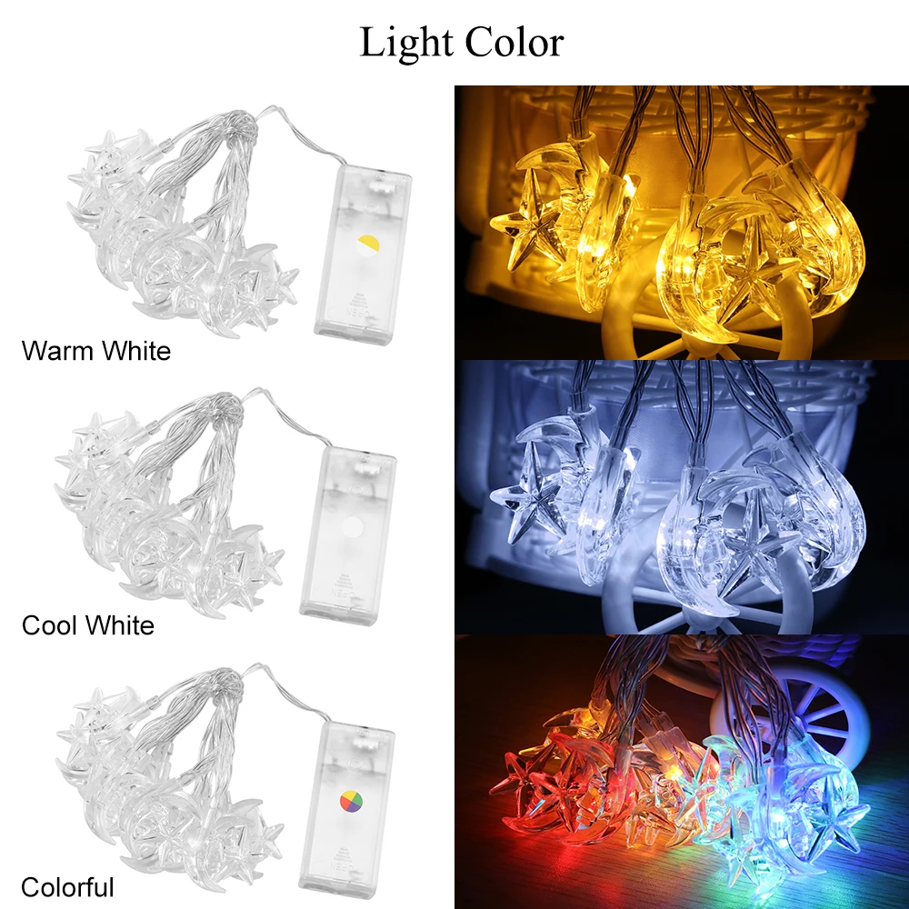 Гирлянда светодиодная Водонепроницаемая со звездами 1 м|Светодиодная лента| |