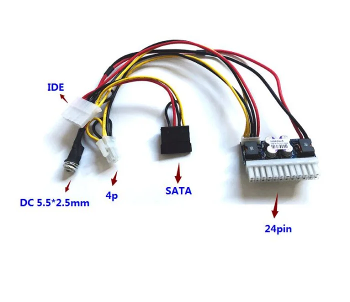 250 Вт DC 12 В вход 24Pin Pico ATX переключатель psio PSU автомобильный мини ITX модуль питания