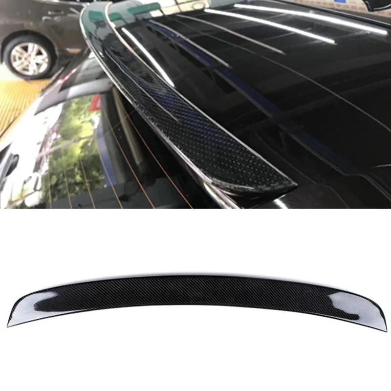 

Для X5 F15 автомобильный спойлер из настоящего углеродного волокна задний спойлер Крылья на крышу 35i 40i 50i 28i комплект кузова автомобиля 2013-2018