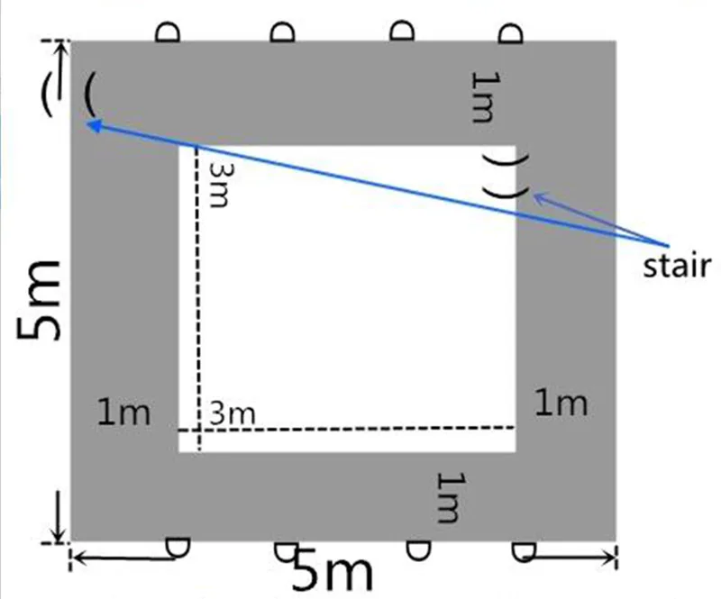 5x5 метров надувной плавающий плавательный бассейн для океана/защитный