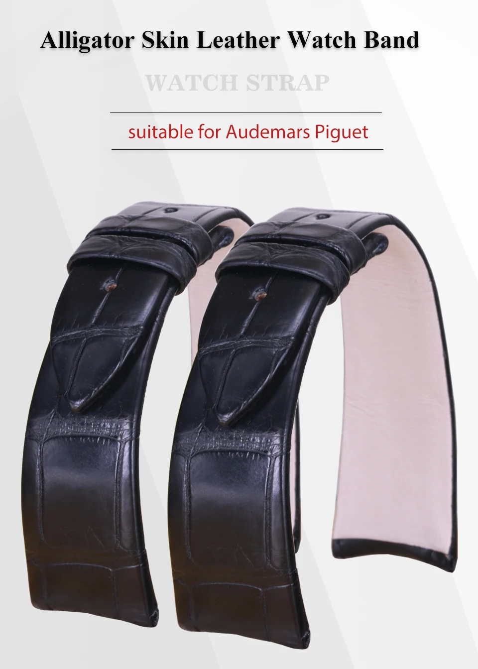 PESNO подходит для Audemars Piguet JULES AUDEMARS 15180OR 15182OR часы с ремешком из кожи крокодила аксессуары для мужчин 22 мм ремешок