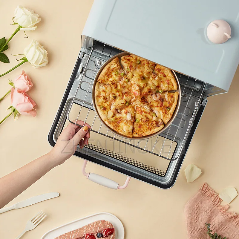 

1200W Electric Oven Small Household Desktop Stainless Steel Grilled Wings Chicken Pizza Bread Cake Machine Cooking Appliances