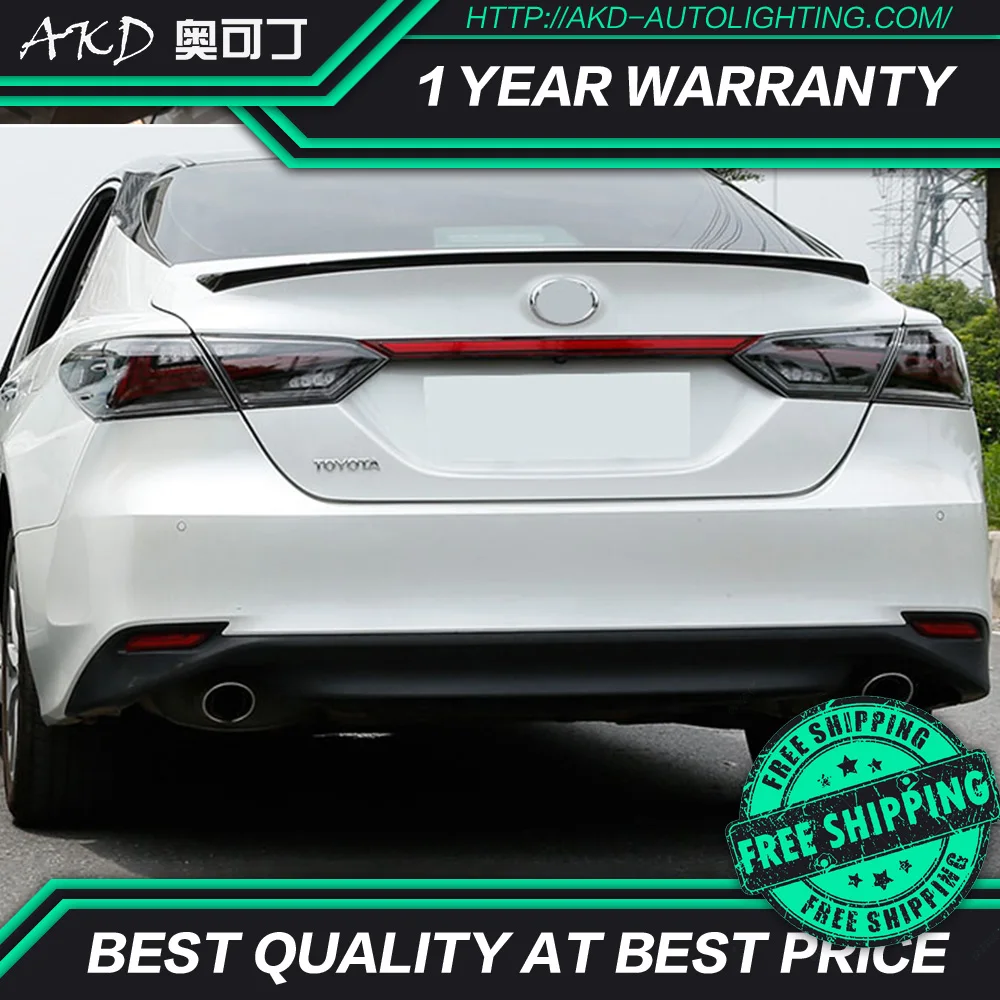 AKD тюнинг автомобильные задние фонари для Toyota Camry 2018 гибридные светодиодный ные