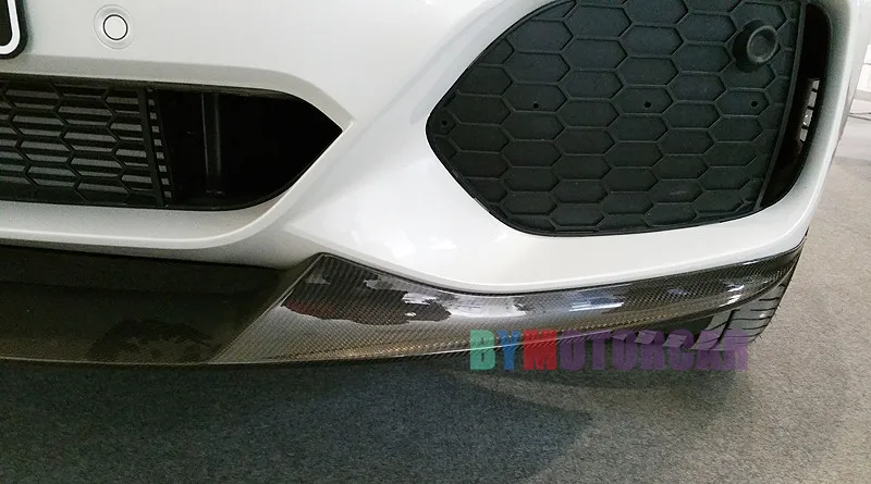 P Style Carbon fiber Front Bumper Lip Spoiler Fit For BMW F15 X5 M-Sport |