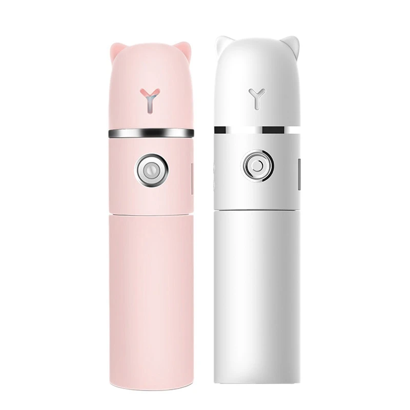 

Mini Portable Nano Humidifier USB Recharge Face Humidifier Spray Hydrating Apparatus With Mini Fan