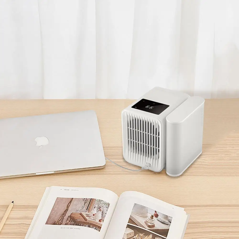XIAOMI MIJIA Microhoo Mini Air Conditioner Fan Personal Portable USB Cooler Ventilator Bladeless Conditioning For Home | Бытовая