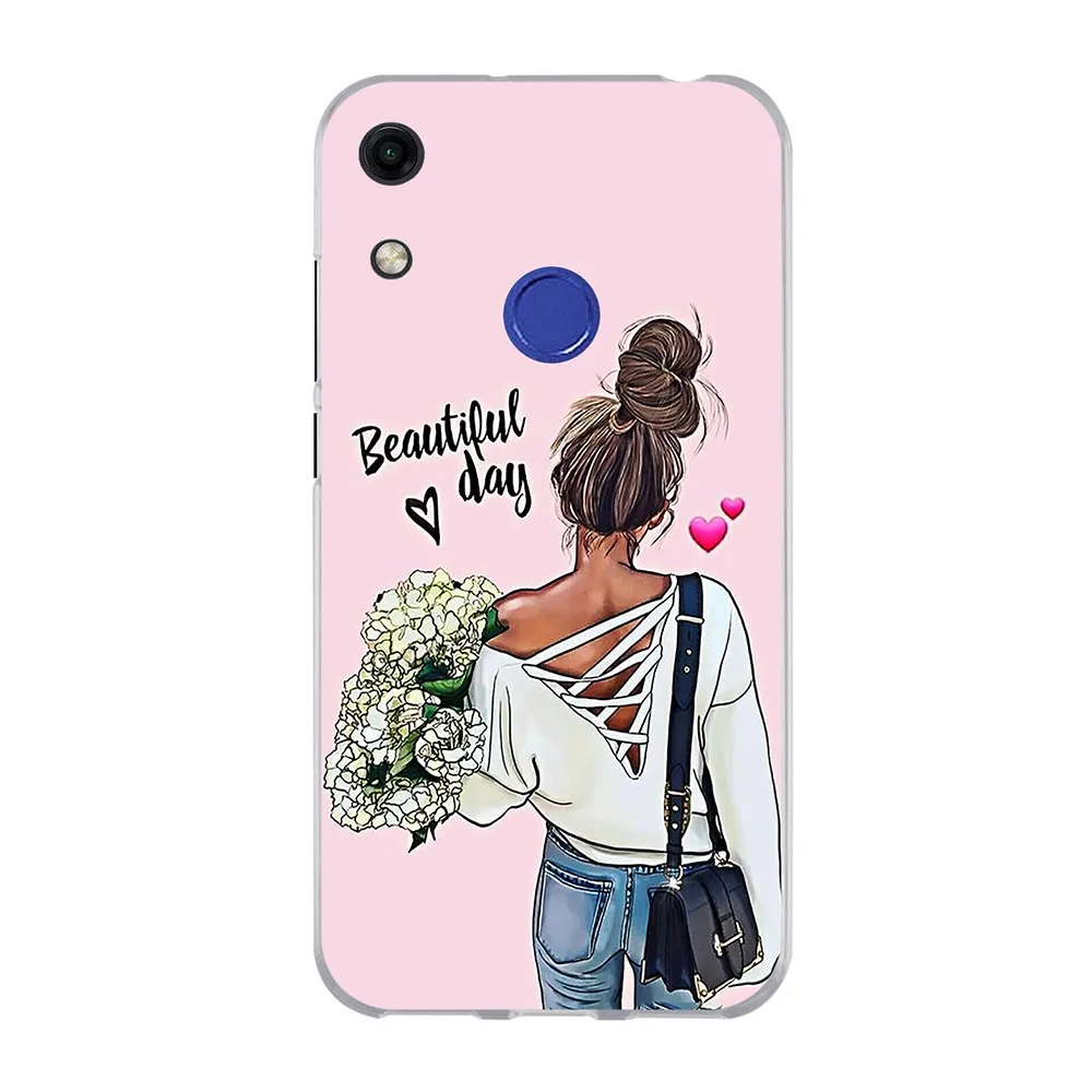 

B case on Honor 8A Case For huawei honor 8A Case Soft Silicone TPU Back Cover Phone Case On Huawei Honor 8A JAT-LX1 8 A Honor8A