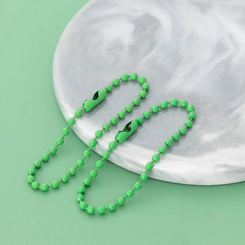 Цепочки с круглыми бусинами для бисероплетения 12 см 10 шт. | Украшения и аксессуары