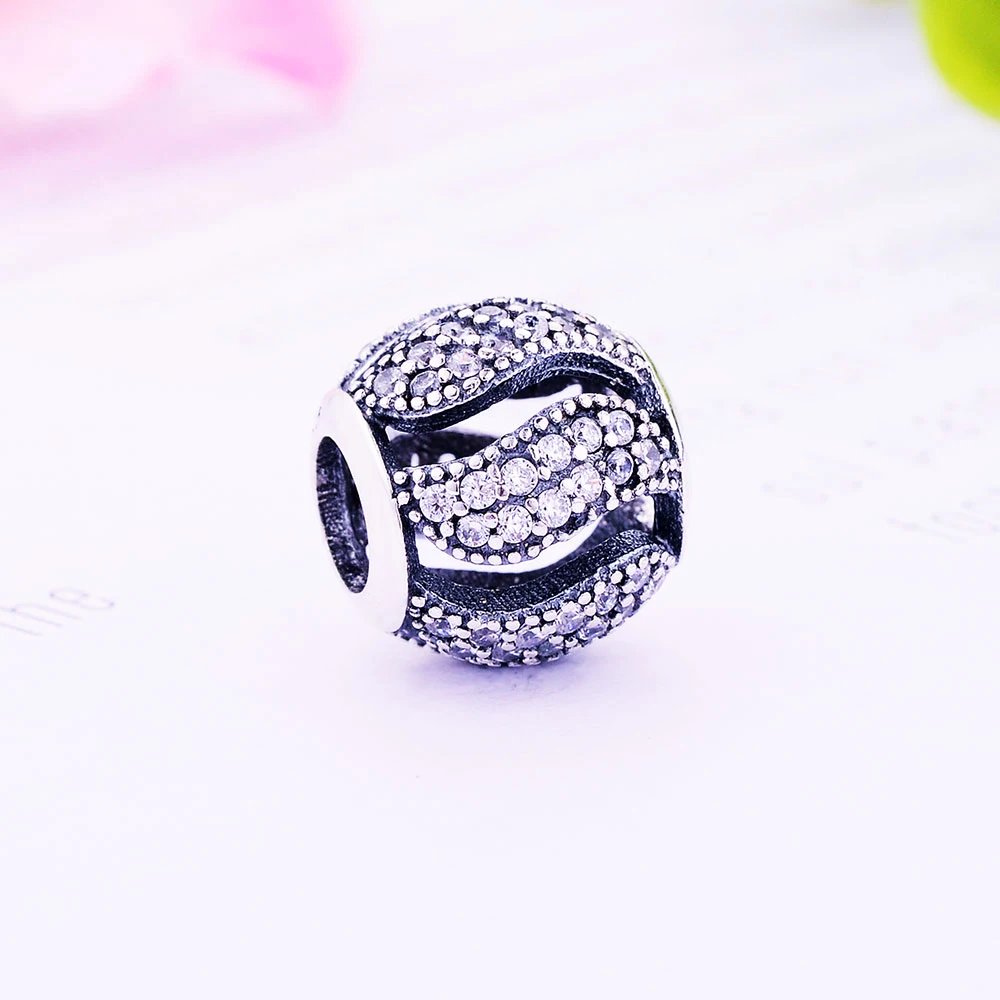 Бусины шармы сделай сам из серебра 2021 пробы с фианитами|pandora charms|beads charmspandora charm