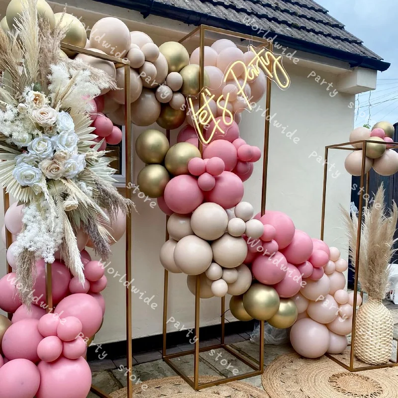 

Ballons Garland Double Blush Nude Doubled Peach DIY Balloon Wedding Decoration Ballon Arch DIY Birthday Party Baby Shower Decor