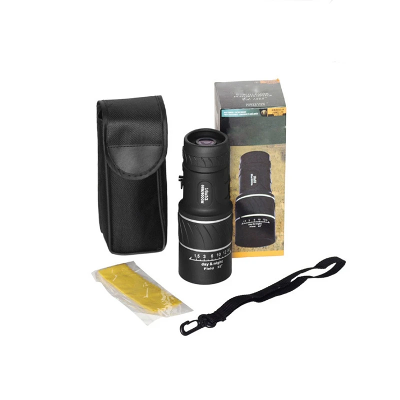 Профессиональный бинокль 16X52 портативный профессиональный черный точечный для