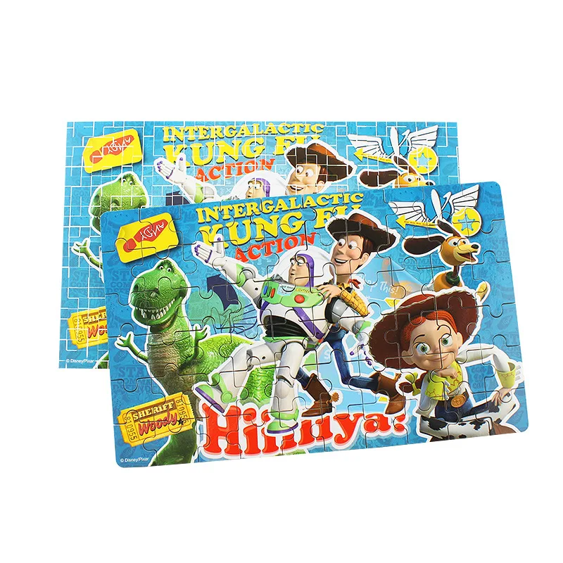 Оригинальные disney Pixar Toy Story 4 60 ломтик Маленький кусок детские игрушки-головоломки деревянные головоломки игрушки для детей подарок на день рождения