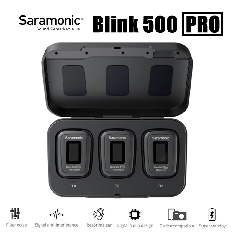 Saramonic Blink 500 Blink500 Pro 2 4 ГГц Беспроводная микрофонная система с беспроводной