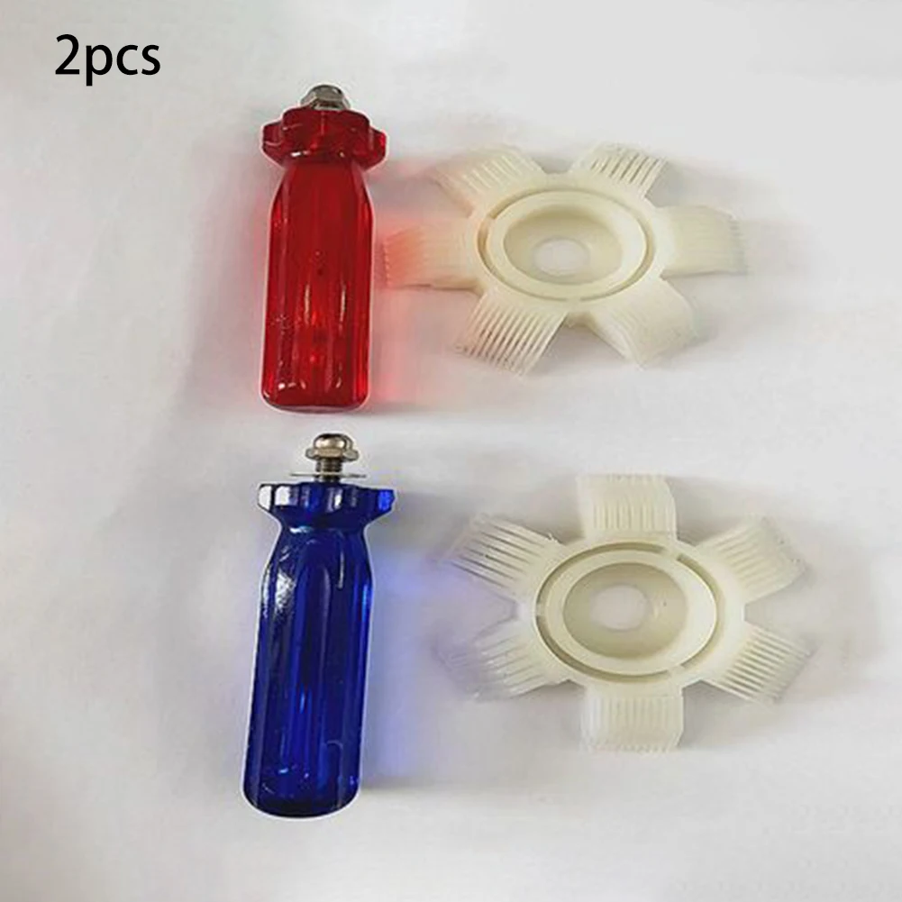 

2pc Air Conditioner Fin Repair Comb Cooler Condenser Compact Refrigeration Tool Fin Straightener Coil Comb Plastic Auto Cooling