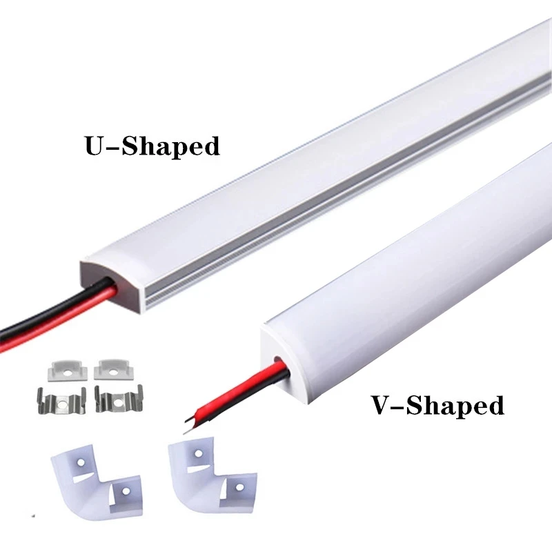 

LED aluminum rigid light bar DC12V 50CM 20 inch U/V-shape 5730 36LEDs LED aluminum channel Home decoration lighting