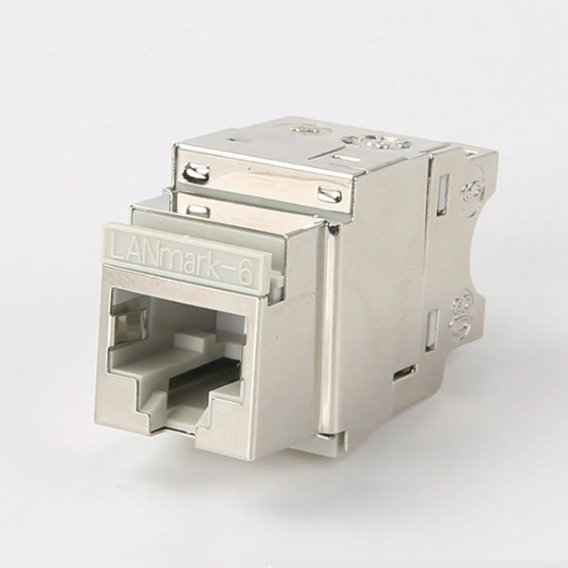 

50 шт. Nexans style cat6 RJ45 STP Keystone cat6 экранированный сетевой модуль